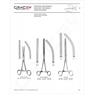 Doyen Intestinal Clamp Forceps